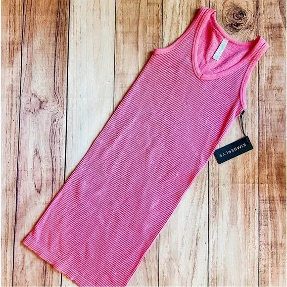 NWT Kimberly C Essential Ribbed Seamless Mini Dress size Small - Picture 2 of 10